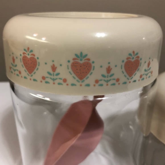 Vintage Corning Forever Yours Glass Jar Canisters - Picture 5 of 12